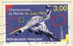 Timbre des championnats du monde de Judo � Bercy